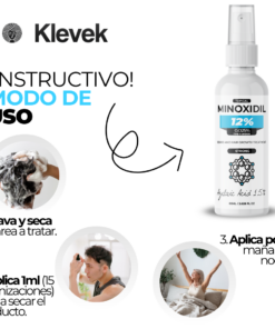 Minoxidil 12 porciento cómo aplicar