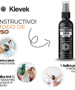 Minoxidil 15 porciento cómo aplicar