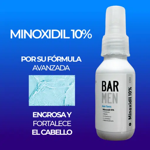 Minoxidil 10% Crecimiento de Barba