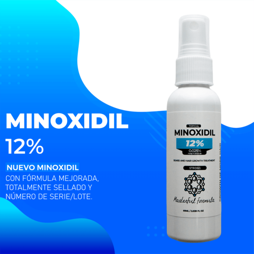 minoxidil 12 porciento especificaciones