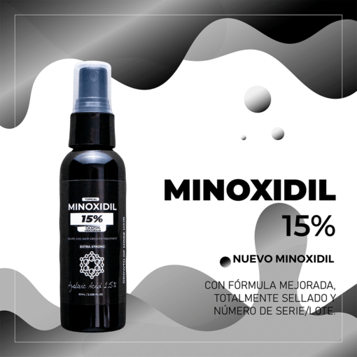 minoxidil 15 porciento especificaciones