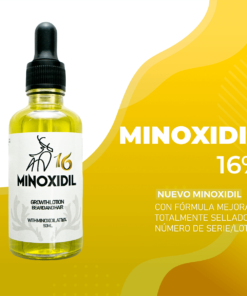 minoxidil 16 porciento especificaciones