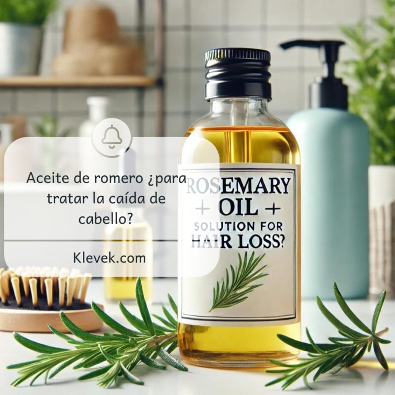 Aceite de romero para la caída del cabello