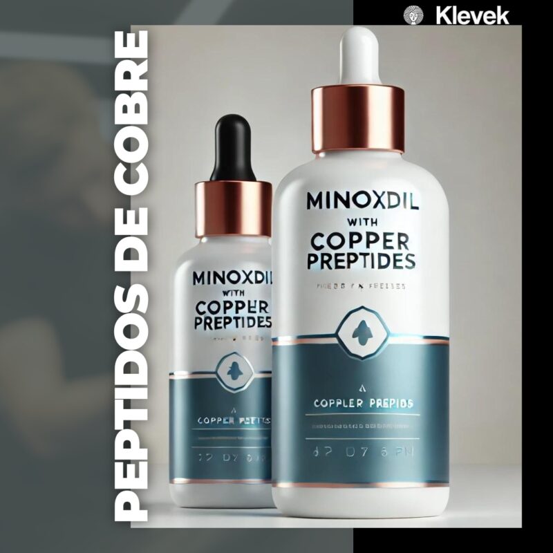 Minoxidil y péptidos de cobre