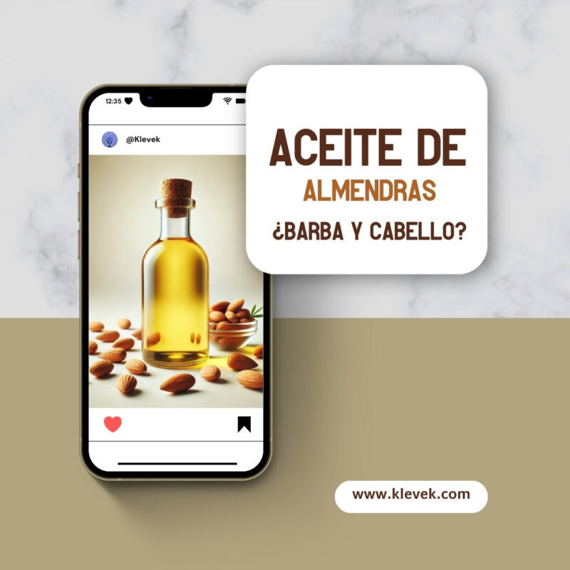 Aceite de almendras para cabello y barba