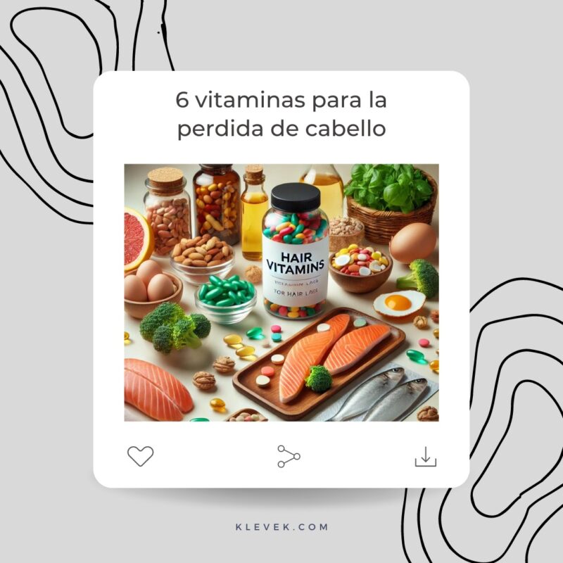 Vitaminas para la perdida de cabello